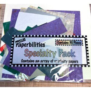 MPRs Paperbilities Specialty Pack 30-Piece Assorted Specialty Papers For Scrapbo